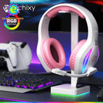 2024 New 100 RGB Gaming Headset for Ps4/Pc/Xbox/Nintendo Switch, PS5 Headset wit