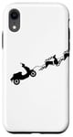 Coque pour iPhone XR Retro Scooter Club Vacances Renne Gear Head Scoot Life