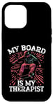 Coque pour iPhone 12 Pro Max Skateboard Funny Board Skater Stuff