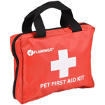 Pets First Aid Kit Resku Premium Red 20 x 15 x 6 cm - Koirat - Koiran hoito ja ravintolisät - Ensiapu - Flamingo