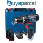 Bosch GSB 120-LI 12v Combi Hammer Drill 2 Speed GSB120-LI - 2 x 2ah Batteries