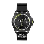 Lacoste Analogue Quartz Watch for Men with Black Silicone Bracelet - 2011203