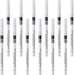 Eyeliner Pencil, 12 Packs Professional Highlighter Eye Liner White Waterproof