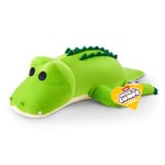 Hug-A-Lumps Crocodile (Rocko), Peluche lestée 1,5kg de ZURU (35 cm) (Crocodile)