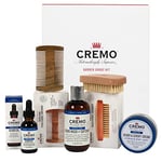 CREMO - Coffret de Soins à Barbe | Shampooing à Barbe, Huile, Crème, Peigne et Brosse à Barbe | Cadeau Pour Homme