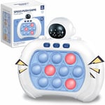 Lesipee Fast Push Game Fidget Toys Pop Game Console de Jeu à Bulles Portable, Machine de Jeu de Puzzle, Jouets sensoriels Lumineux pour Enfants âgés de 3 à 12 Ans pour garçons et Filles, Cadeau d'ann