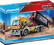 Playmobil 70444 Camion avec Benne et Plateforme- City Action - La Construction- La Vie de Chantier Chantier