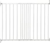 BabyDan Multidan Extending Metal Safety Gate, White - Fits Openings 62.5cm - -