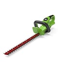 Greenworks 24V Cordless 56cm Hedge Trimmer with 2ah Battery & Charger