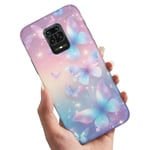 Xiaomi Redmi Note 9 Pro - Skal/Mobilskal Butterflies