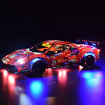Trueornot DIY LED Lighting Kit for Lego Technic 42125 - Ferrari 488 GTE - No Lego Kit