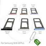 Sim & Sd Card Tray Holder Slot For Samsung Galaxy S8 G950f S8 Plus G955f + Tool