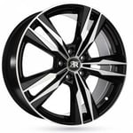 Racer VOLT Shiny Black Machined Face 7.5x19 5/112 ET48 B57.1