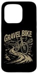 Coque pour iPhone 15 Pro Faites Du Gravelbike Sur Le Gravel