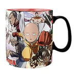 ABYSTYLE - One Punch Man Mug Thermo-réactif Héros Grand Contenant