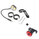 Cykellampa för elcykel Light5 EB1000, Bafang, 1000 lm, Framlampa (utan koppling) + Light5 Blib Baklampa