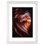 Cadre photo en bois "Phoenix", blanc, 24 x 30 cm