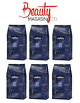 6 X Lavazza Super Crema Coffee Beans 1kg