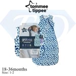 Tommee Tippee GroBag Snuggle Sleepbag Easy Swaddle 18-36M 0.2 Tog Animal Print