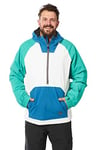 Light Rail Jacket Mixte, Blanc/Menthe/Bleu, m