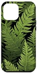 iPhone 15 Plus Green Botanical Fern Foliage Case