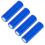 SiGN 4-pack Laddningsbart batteri 18650 3000mAh