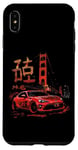 Coque pour iPhone XS Max JDM Tokyo Japan Golden Gate Bridge 86 Voiture japonaise de drift