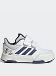 adidas Sportswear Infant Unisex Tensaur Sport Mickey Mouse Trainers - White/Navy, White, Size 5 Younger