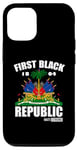 Coque pour iPhone 15 Pro Révolution historique depuis 1804 Première République noire haïtienne