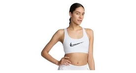 Brassiere nike swoosh light support blanc