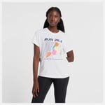 New Balance NYC Marathon Grafisk T-shirt Vit för Löpare | Loparshop.se - Handla nu på Loparshop.se!