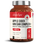 Apple Cider Vinegar Complex, 180 Vegan ACV Capsules With Prebiotics & Turmeric