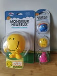 3 Figurines soft Monsieur Madame + une figurine géante ABY Smiley 2012