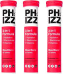 Phizz Electrolytes, Multivitamin & Hydration Tablets - 60 Effervescent Rehydration Electrolyte Tablets - 18 Vitamins & Minerals, Vitamin C, Vegan, Vegetarian & Low Calorie