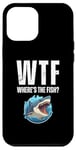 Coque pour iPhone 12 Pro Max WTF Où est le poisson ? Funny Shark