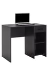 Anthracite Grey Home Office Desk With Storage