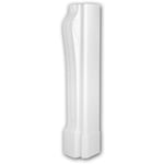 Profhome Decor - Cheminée décorative 164002 Profhome Habillage de cheminée Support de cheminée gauche design intemporel classique blanc