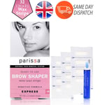 Parissa Eyebrow Hair Removal for Women Waxing Strips Kit with After Care Azulene