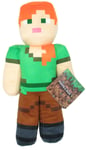 Minecraft Peluche 30cm Alex Personnage Original Officiel Mojang