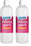 Onyx - White Spirit Sans Odeur - Solvant Diluant Peintures et Vernis - Produit Nettoyant Décapant Peinture - Fabrication Française - 1L (Lot de 2)