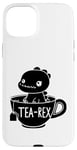 Coque pour iPhone 15 Plus Dinosaure drôle Tea-Rex T-Rex Dinosaure