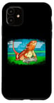 Coque pour iPhone 11 Dragon barbu avec jeux vidéo