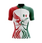 Factory8 - Country Jerseys - Love Your Country! Cycling Jerseys & Sets Collection - Team Mexico "New Day Rising" Women's Cycling Jersey & Short Set - Jersey Only - 4XL