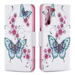 Samsung Galaxy S22 plus 5G etui - Peach Blossom and Flower