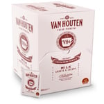 Van Houten Chocolat chaud en dosette individuelle - sachets 23g boite de 100