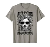 Funny Stoic Philosophy Marcus Aurelius Meditations Tour T-Shirt