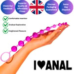 Anal Beads Butt Plug Beginner Anal Training G-Spot Masturbation Silicone Sex Toy