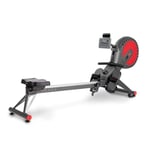 Fitfiu Fitness RA-300 - Rameur Pliable avec résistance à air et siège rembourré, rameur pour Cardio et Cross Training, 12 Niveaux de résistance, Poids Max. de l'utilisateur 110kg