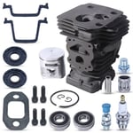 Kit de piston cylindre de 44 mm pour Husqvarna 445 445E 450 450 Rancher Roueur de tronçonneuse