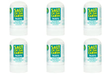 Salt of the Earth Travel Deodorant - 50g (Pack of 6)